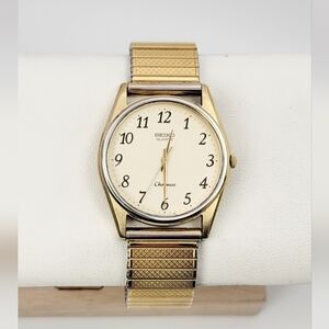 Vintage Seiko Chronos 8121-8000 Quartz Dress Watch • Japan • JDM